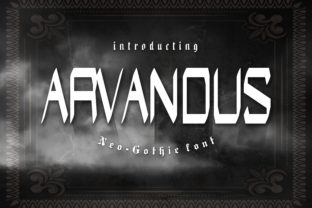 Arvandus: A Modern Display Font for Contemporary Design