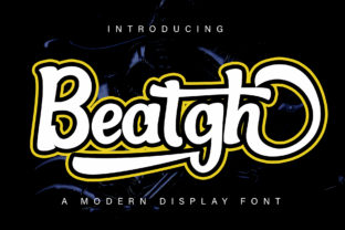 Beatgh: A Modern Font for Handmade Creations