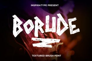 Borude: A Textured Display Font for Professional Branding