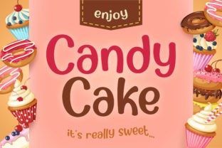 Candy Cake: A Sweet Display Font for Creative Makers