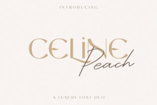 Celine Peach: A Luxurious Display Font for Branding