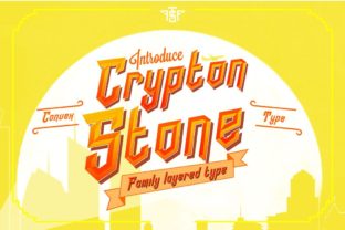 Crypton Stone Display Font for Editorial Design