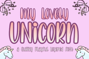 Enhance Your Brand with the Playful Lovely Unicorn Font