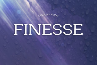 Finesse Font for Editorial Design and Content Creation