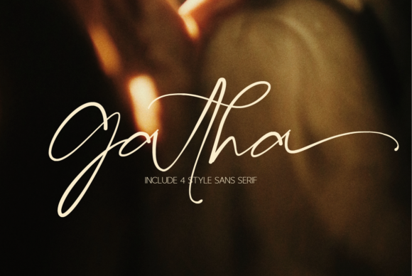 Gatha Duo Font for Modern Branding and Creative Projects
