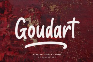 Goudart: A Joyful Display Font for Creative Makers