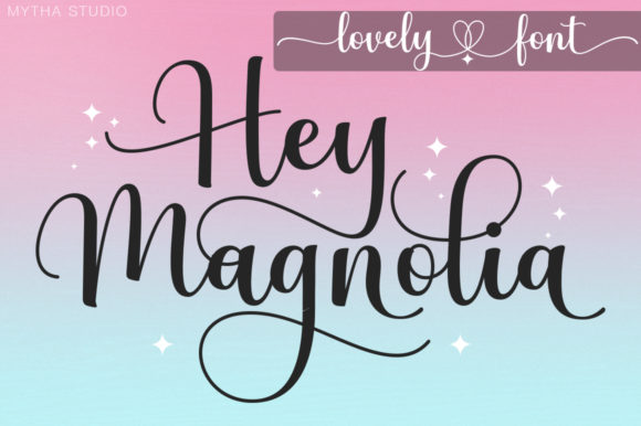 Hey Magnolia: A Handwritten Font That Elevates Creative Projects