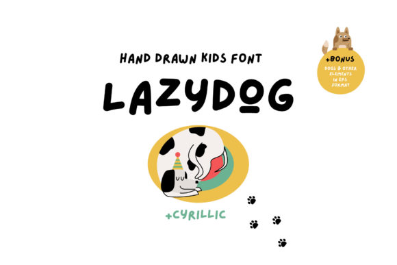 Lazydog: A Sweet Script Font for Handmade Creations