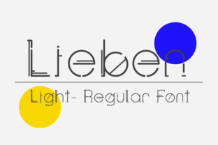 Lieben Font for Modern Display and Handmade Creativity