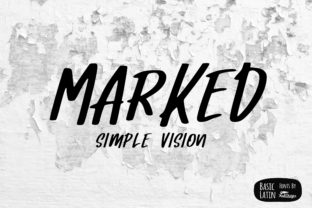 Marked: A Bold Display Font for Creative Branding