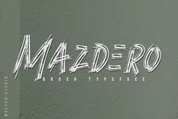 Mazdero: A Bold Display Font for Handmade Creations