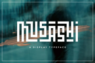 Musashi Font for Handmade Creations and Personalized Designs
