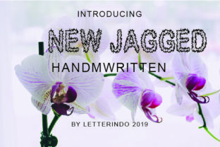New Jagged Display Font for Handmade Creations
