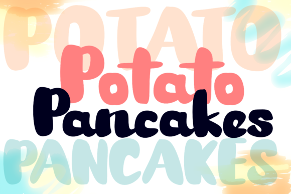 Potato Pancakes Font for Creative Branding and Handmade Designs