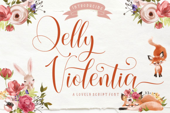 Qelly Violentia Font for Trendy Branding and Elegant Design