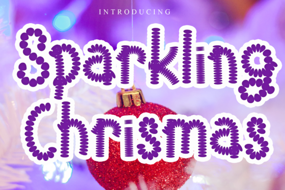 Sparkling Chrismas Font for Eye-Catching Design