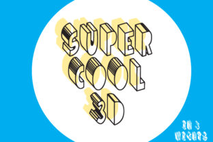 Super Cool 3D: A Bold Display Font for Creative Projects