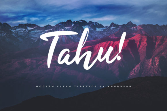 Tahu Font for Modern Branding and Creative Projects