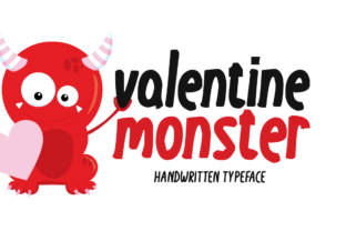 Valentine Monster Font for Branding and Design Projects