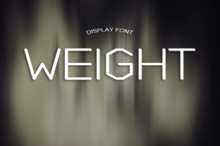 Weight Font for Bold and Beautiful Craft Projects
